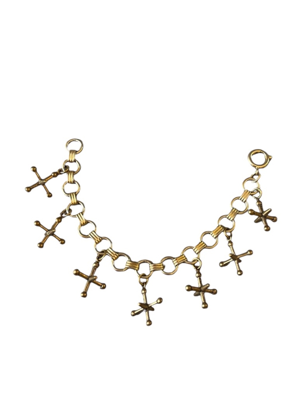 Vintage Jacks Charm Bracelet